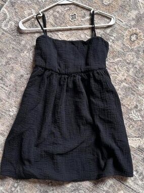 hadia crinkle double gauze mini dress HADIA CRINKLE DOUBLE GAUZE MINI DRESS